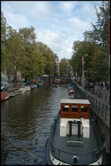 One ofa thousand canals in Amsterdam